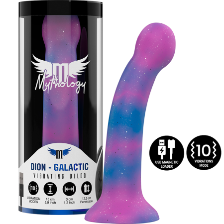 MYTHOLOGY - DION GALACTIC DILDO S - Vibrator mit Watchme Wireless Technologie kompatibel