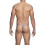 MOB Transparenter T-förmiger Herren-Tanga Aqua Größe L/XL