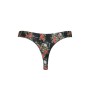 ANAIS MEN - POWER TANGA XL Herren-String aus weichem Modal mit Rosen- und Totenkopf-Print
