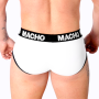 MACHO MS30BL Slip Weiß – Klassischer Herren-Slip mit Lycra