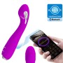 PRETTY LOVE Hector Vibrator mit Elektroshock und kostenloser App-Steuerung, Violett