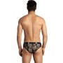 ANAIS MEN - POWER SLIP Sexy Herren-Slip aus weichem Modal mit Rosen- und Totenkopf-Print