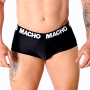MACHO MS30NG Herren Slip Schwarz L – Klassischer Komfort mit Lycra