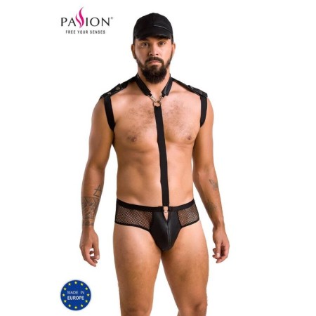 PASSION - 038 SET JOHN SCHWARZ S/M - Herren-Lingerie-Set