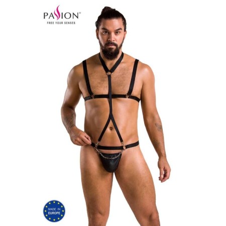 PASSION - 039 Set Andrew Schwarz L/XL – Herren-Lingerie aus der EU