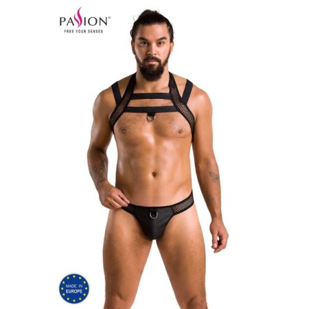PASSION - 043 SET JACOB Schwarz S/M Herren-Lingerie