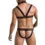 PASSION - 043 SET JACOB Schwarz S/M Herren-Lingerie