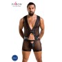 PASSION - 053 SET WILLIAM SCHWARZ S/M - Herren-Lingerie