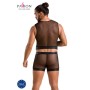 PASSION - 053 SET WILLIAM SCHWARZ S/M - Herren-Lingerie