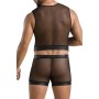 PASSION - 053 SET WILLIAM SCHWARZ S/M - Herren-Lingerie