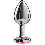 SECRETPLAY - Analplug Aluminium Fuchsia 7 cm