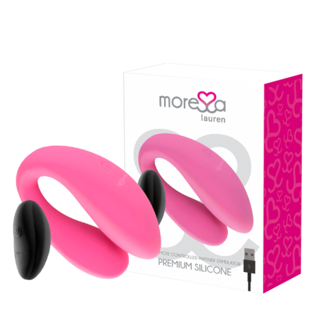 MORESSA Lauren Fernbedienung Stimulator für Paare - Doppelvibrator mit 10 Vibrationsmodi