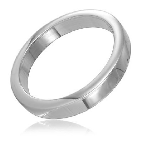 METAL HARD - COCKRING METALL FETT 40MM aus chirurgischem Stahl