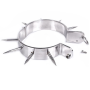 METAL HARD BDSM Sklavenhalsband mit spitzen Nieten aus hochqualitativem Stahl