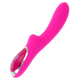 OHMAMA Magnetischer USB-Vibrator mit 10 Vibrationsmodi, 21 cm, Silikon