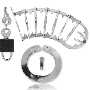 METAL HARD Penis-Käfig mit Sicherheitsverschluss, 14 cm