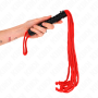 KINK – Rotes Seilpeitsche 56 cm – BDSM Látigo aus hochwertigem Material