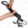 KINK Schlangenpeitsche mit schwarzem Handring, 65 cm