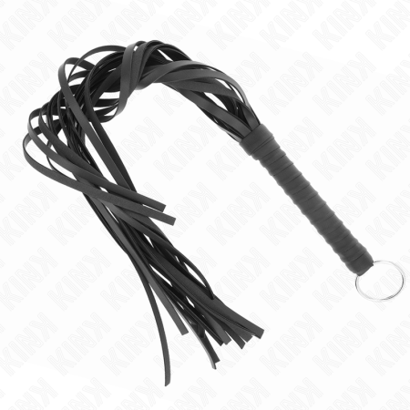 KINK Látigo mit Ring 65 cm – Hochwertiger BDSM-Lederpeitsche