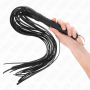 KINK Látigo mit Ring 65 cm – Hochwertiger BDSM-Lederpeitsche