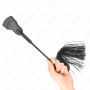 KINK Fußförmige Paddle mit Quastenpeitsche 31 cm