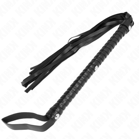 KINK - Langer Griff Peitsche 60 cm – Hochwertiges BDSM Accessoire