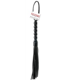 Fetish Fantasy Series - Geriffelter Holzgriff Cat-O-Nine Tails Peitsche