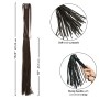 CALEXOTICS Nocturnal Flogger aus schwarzem Leder – Sensationsreicher Peitschen-Whip