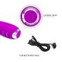 PRETTY LOVE Hector Wiederaufladbarer Electroshock Vibrator Wasserdicht Violett