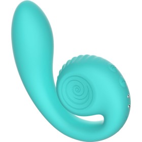 SNAIL VIBE - GIZI Dual Stimulator Türkis mit medizinischem Silikon