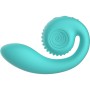 SNAIL VIBE - GIZI Dual Stimulator Türkis mit medizinischem Silikon