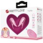 PRETTY LOVE Cailey Nippelklemmen mit 10 Vibrationsmodi und Fernbedienung, Pink