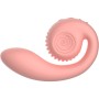 Snail Vibe Gizi Dual Stimulator - Rosa, medizinische Silikonqualität