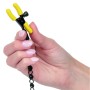 CalExotics Boundless verstellbare Nippelklemmen mit Kristallkette