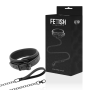 FETISH SUBMISSIVE - Halsband mit Leine und Neoprenfutter