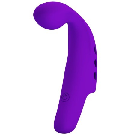 Pretty Love Gorgon Wiederaufladbarer Finger-Vibrator in Lila