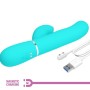 PRETTY LOVE Perlita 3-in-1 G-Punkt Vibrator Multifunktion in Aqua Grün
