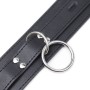 OHMAMA FETISH - 3-Ring Slave Halsband aus Kunstleder