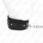 KINK Schweres Halsband mit Leine 65 cm Modell 4 verstellbar 36,5-50 cm