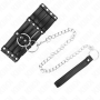 KINK verstellbares Halsband mit 65 cm langer Leine im Sub-Stil, 35-51 cm x 7 cm