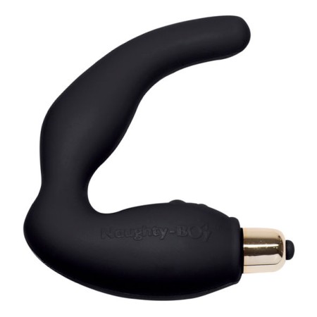ROCKS-OFF Naughty-Boy - Männlicher G-Punkt Massager 7 Vibrationsmodi Schwarz