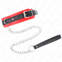 KINK Basic Modell Halsband mit Leine 65 cm - Rot 53 x 5 cm
