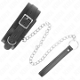 KINK Halsband mit 65 cm langer Leine in Schwarz, 54 x 4,5 cm