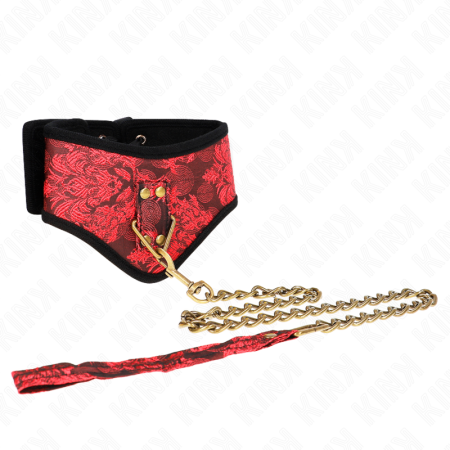 KINK Scandal Modell Halsband mit 75 cm Spitzenleine 44 x 10 cm