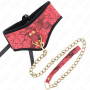 KINK Scandal Modell Halsband mit 75 cm Spitzenleine 44 x 10 cm