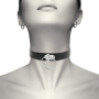 COQUETTE CHIC DESIRE - Veganes Leder Choker mit Doppelring