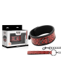 BEGME RED EDITION Premium veganes Lederhalsband mit Neoprenfutter