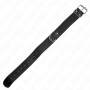 KINK Halsband mit 116 cm schwarzem, verstellbarem Riemen 32-50 cm x 8 cm