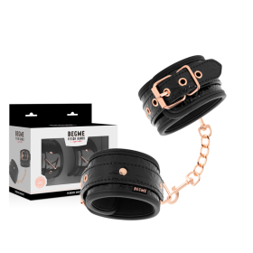 BEGME BLACK EDITION Premium Handschellen mit Neoprenfutter