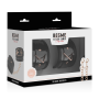 BEGME BLACK EDITION Premium Handschellen mit Neoprenfutter